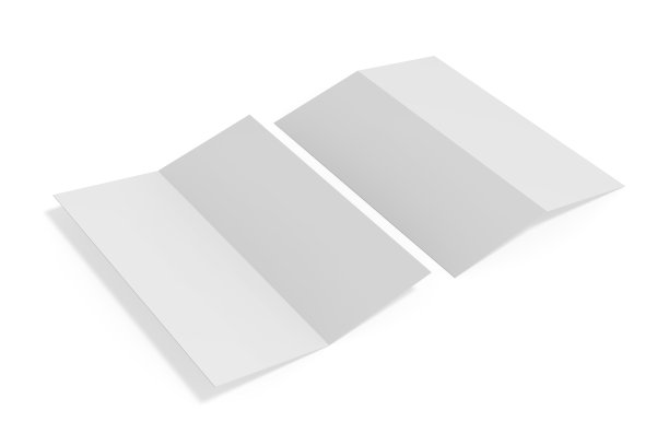 双折叠或垂直半折叠的小册子模拟图片下载