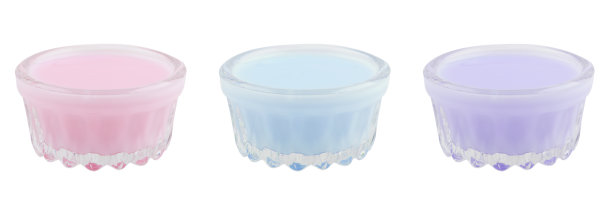 粉色，蓝色，紫色的化妆霜图片下载