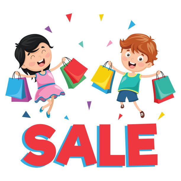 购物矢量插画图片下载