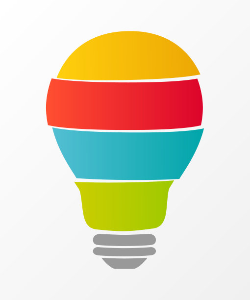 带有copyspace的灯泡概念。商业信息图模板。向量。图片下载