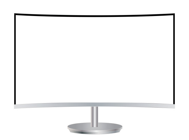 真实曲线隔离显示器图片下载