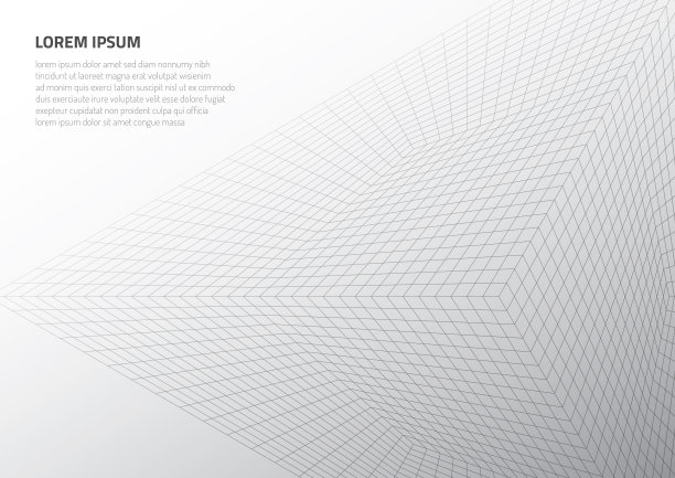 抽象背景与几何网格。数字体积的视错觉。图片下载