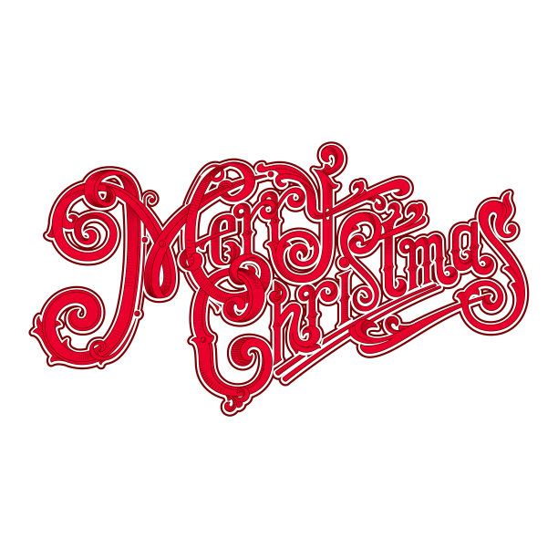 圣诞快乐，复古向量卡图片下载