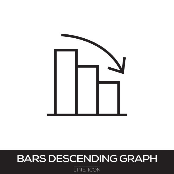 条形降序图线图标图片下载