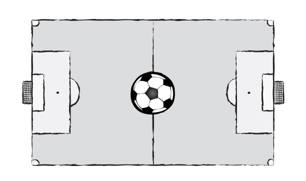足球场和足球。运动矢量时刻的锦标赛。图片下载
