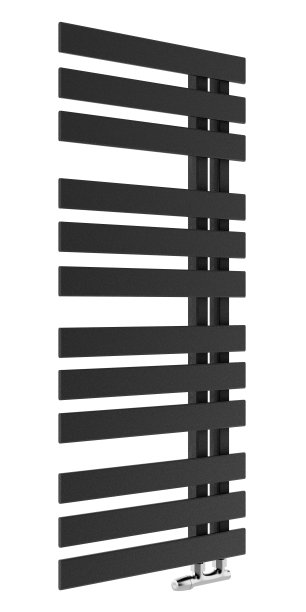 黑色浴室加热器隔离在白色背景图片下载