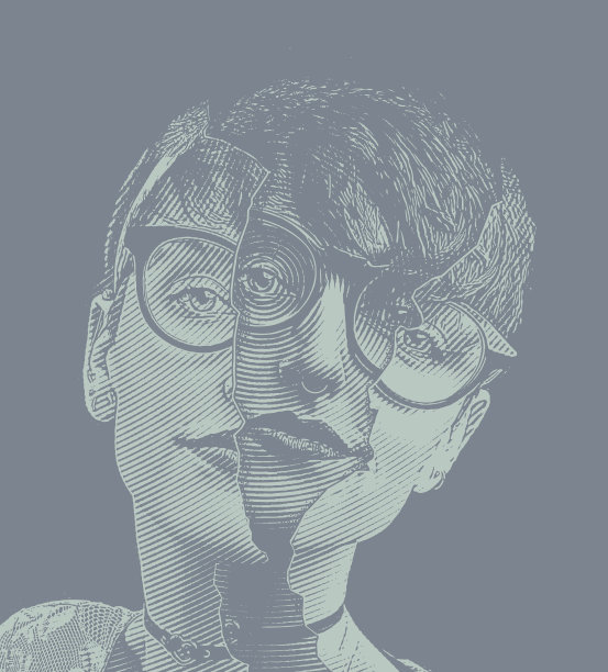 年轻女性与自我提升的概念说明图片下载