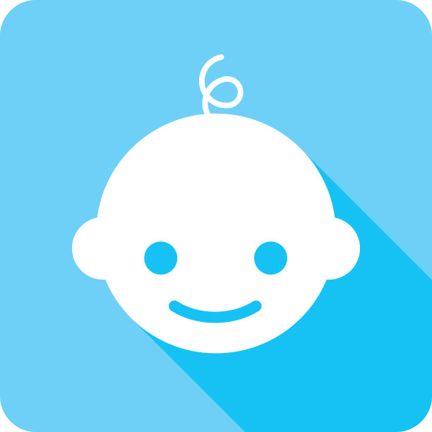 婴儿图标轮廓图片下载