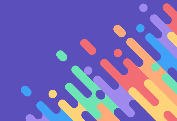 抽象彩虹彩色Dash背景图片下载