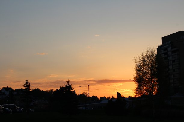 城市日落图片下载