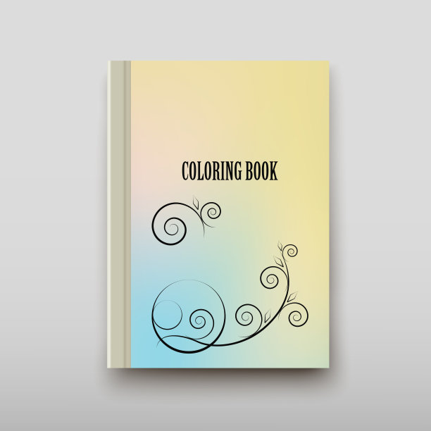 宣传单封面呈现抽象几何背景，布局在A4设技术宣传单设计着色模板矢量阴影图片下载