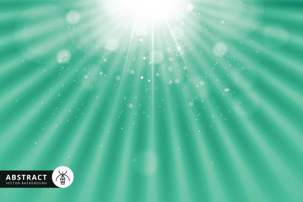 绿色的设计与突发的颜色图片下载