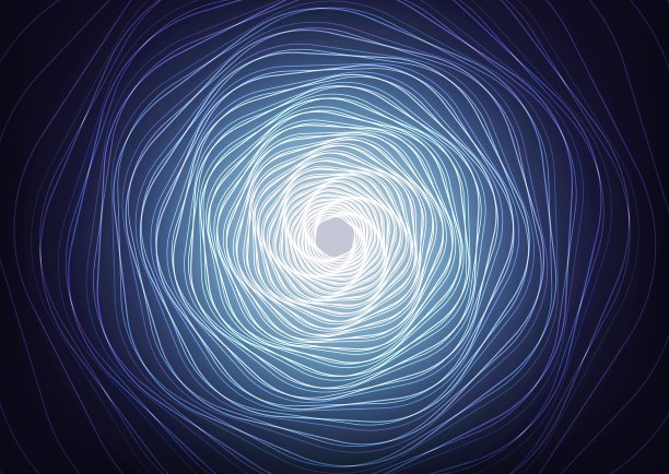 数字螺旋技术系统紫外背景，经线和网络概念设计，矢量图。图片下载