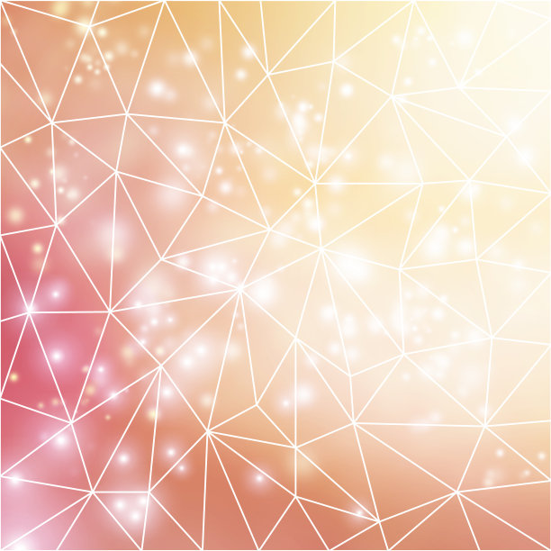 粉彩粉色抽象多边形背景与轮廓图片下载