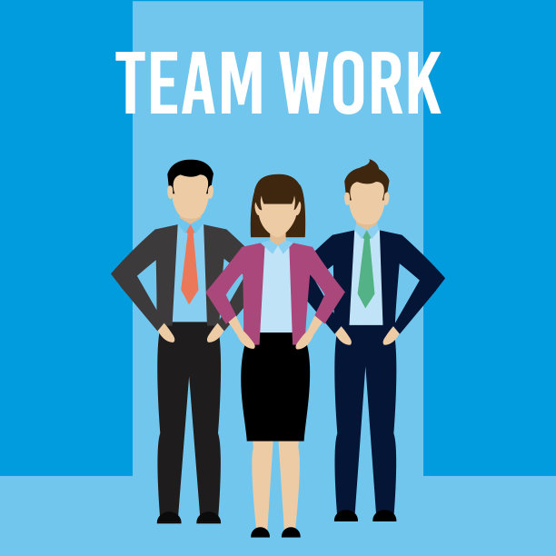 企业团队合作的概念图片下载
