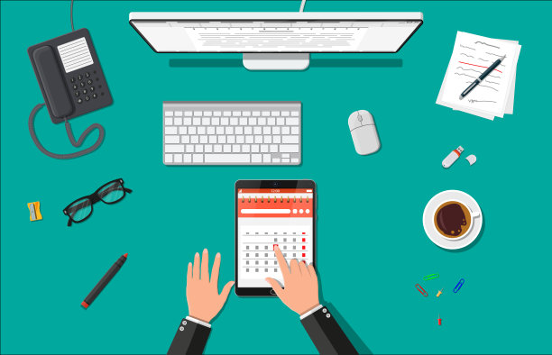 商人设置日期。图片下载