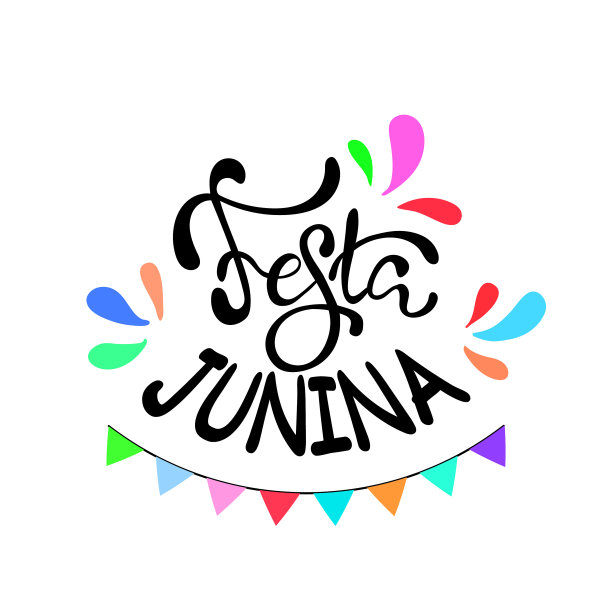 节日朱尼纳插图-传统的巴西六月节日派对图片下载