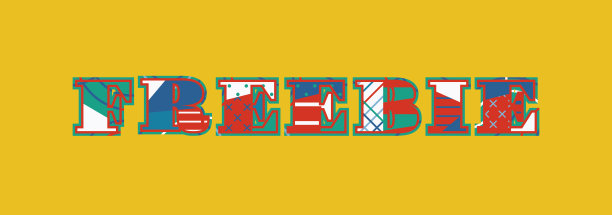 免费概念字艺术插图图片下载