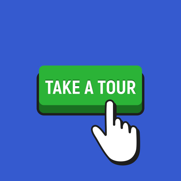 鼠标指针点击“Take Tour”按钮。图片下载