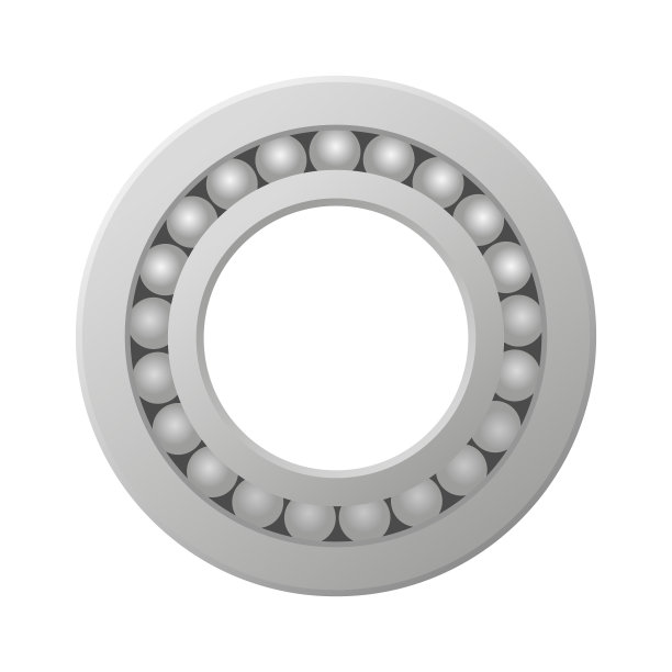 轴承图标隔离在白色背景上。矢量插图在平面风格。EPS10。图片下载