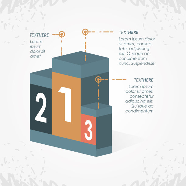 带数字草图的抽象信息图图片下载