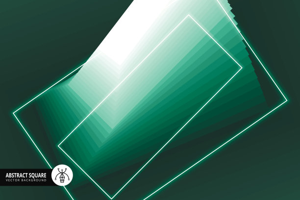 三维抽象背景与方形形状图片下载