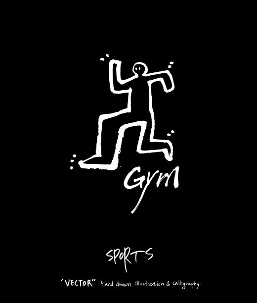 运动的海报图片下载