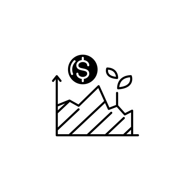 收入图表黑色图标概念矢量素材图片下载