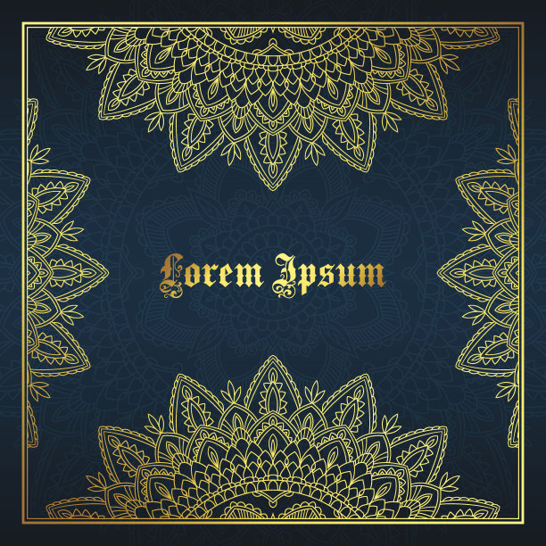 曼荼罗豪华框架图片下载