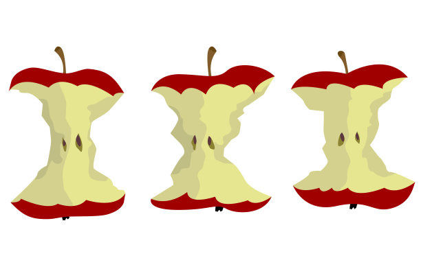 苹果核心矢量设计图片下载