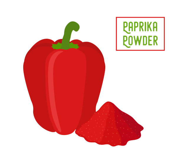 载体红椒集红椒，堆调味料图片下载