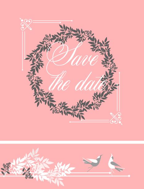 婚礼邀请函模板图片下载