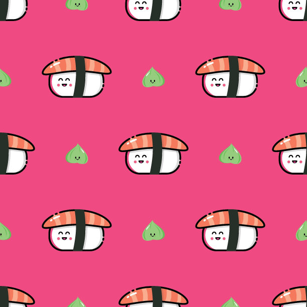 可爱的寿司角色图片下载