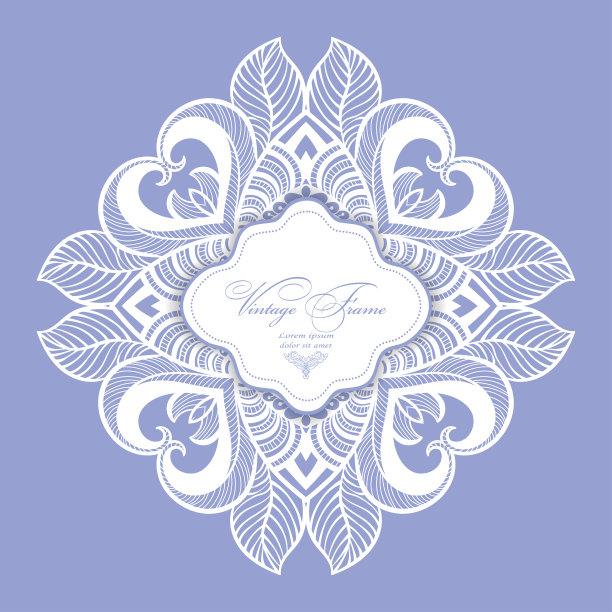 带花边的贺卡图片下载