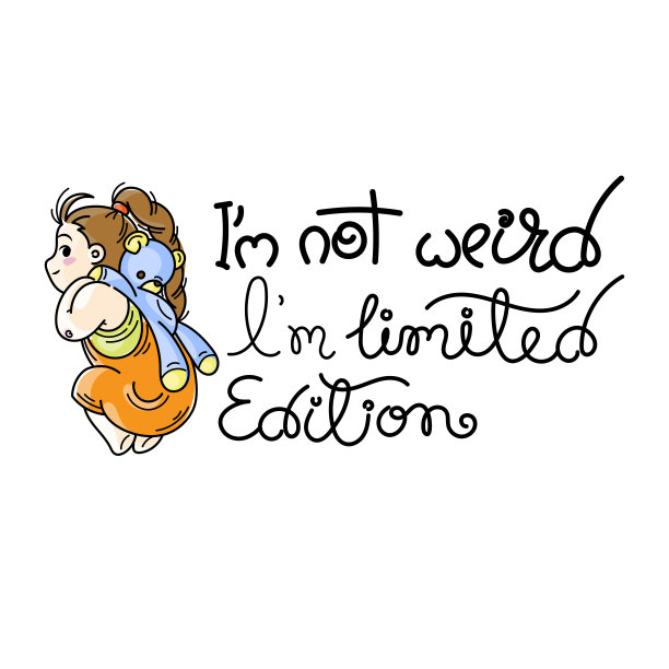 可爱的卡通的孩子。向量和插图。图片下载