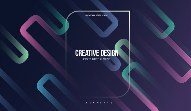 彩色几何背景。最小抽象模板与简单的形状。网页和打印的创造性组成图片下载