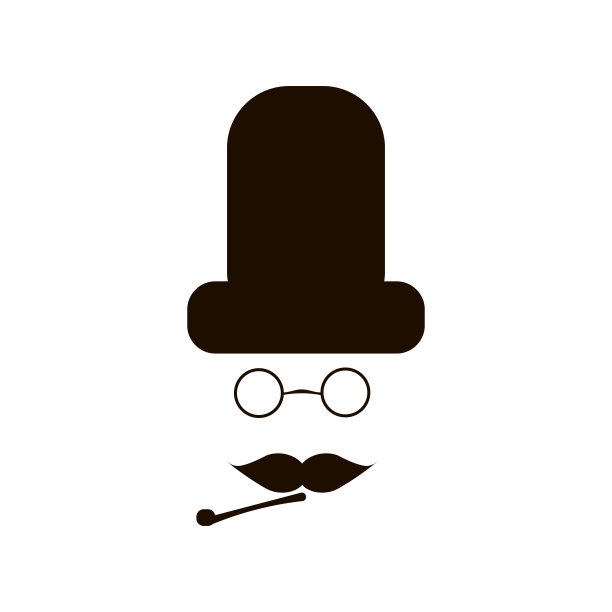 巴特勒绅士偶像，英国男人，向量图片下载