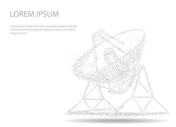 天文学。摘要混叠线点射电望远镜图片下载