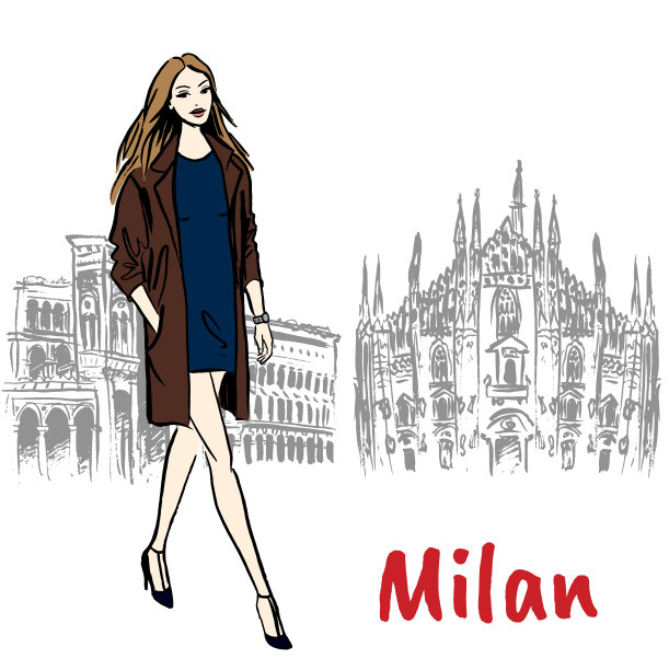女人在米兰图片下载
