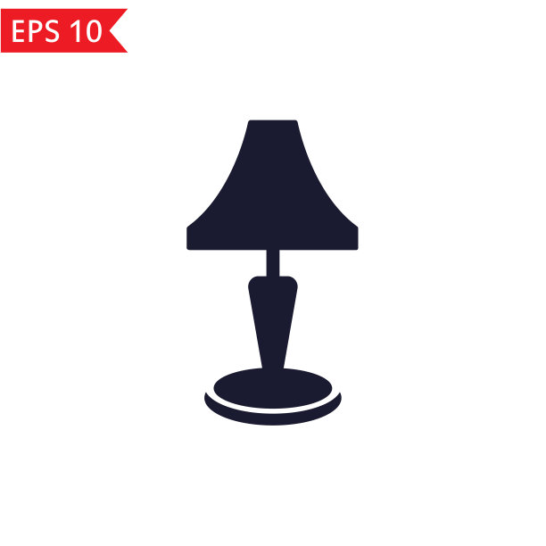 台灯图标。图片下载
