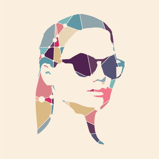 戴着墨镜的女人。图片下载