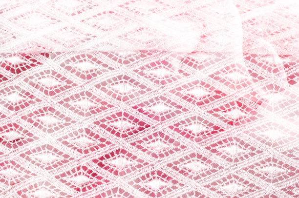 纹理背景图案。花边的白色织物。手蕾丝上的白色背景。白色饰品，婚纱面料上的刺绣，明信片，照片墙纸，海报，图片下载