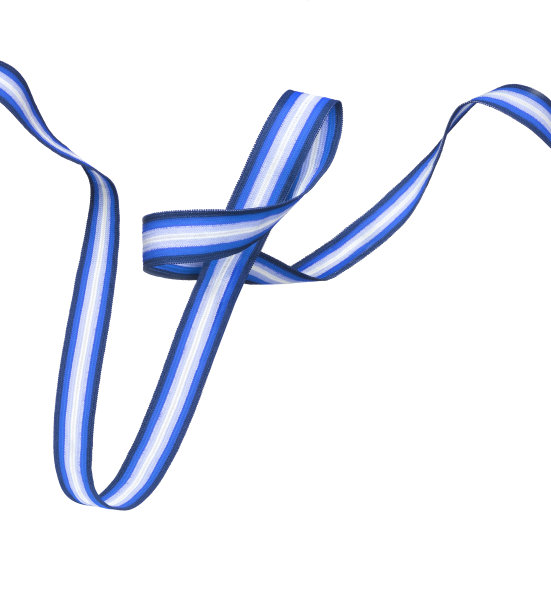 弯曲的蓝丝带图片下载