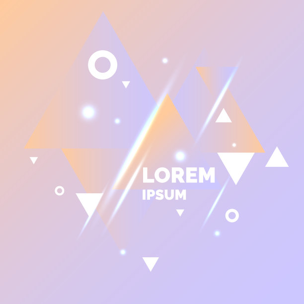 几何海报与不同的形状。现代抽象背景图片下载