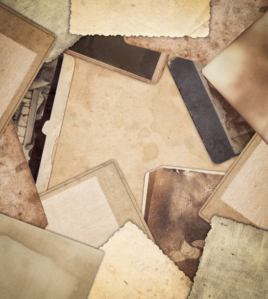 复古老照片的边框图片下载