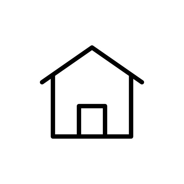 房屋图标矢量插图图片下载