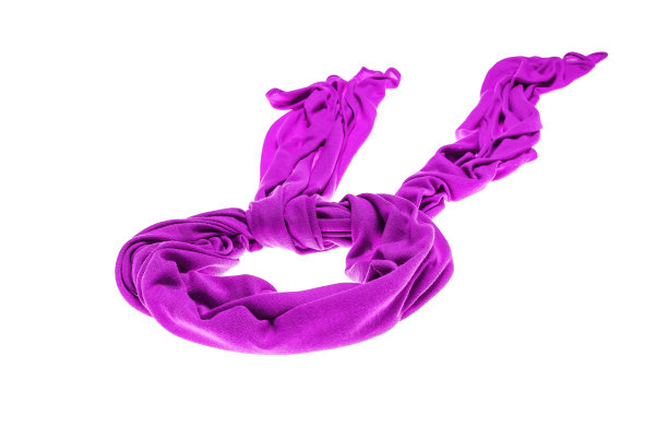 粉红色的围巾。图片下载