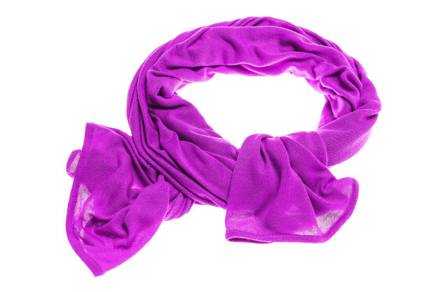 粉红色的围巾。图片下载