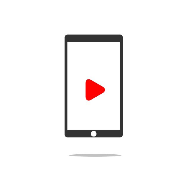 玩智能手机矢量模板设计图片下载