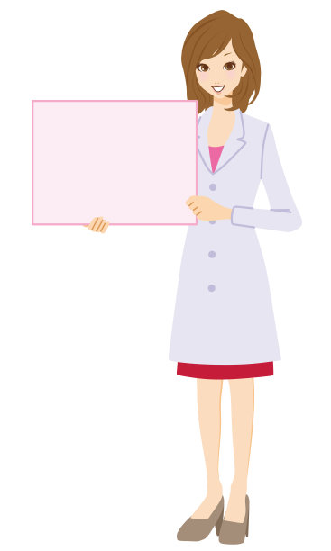 穿白色外套的女人。图片下载